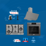 Teva built-in pyramid hood set, 90 cm, suction power 800 m3/h, 90-2GTC-850-GREY, built-in gas hob, 90 cm, 5 stainless steel burners BF181W, built-in gas oven, 60 cm, 82 liters, QGSTL 75DT1 CS