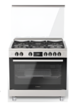 Ariston 5 Burner Gas Cooker Digital Screen 90cm Stainless Steel ARR9GGF33229XNA