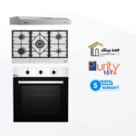 Built-in Purity set: Built-in gas hob, 4 burners, 60 cm, HPT602S, Built-in gas oven, grill, 65 liters, 60 cm, OPT601GG (نسخة)
