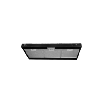 Flat extractor hood, 90 cm, black, suction power: 1000 m3/h, R-0546