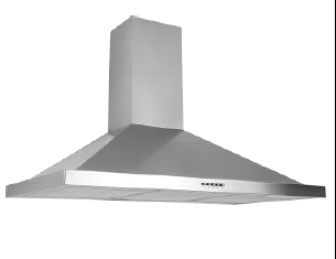 Ecomatic pyramid hood, 60 cm, suction power, 1000 m3/h, stainless steel H610B