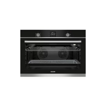 Ocean Built-in Gas Oven with Gas Grill, 90 cm, Black Color OGVOF-94-N-RC-TC-SV