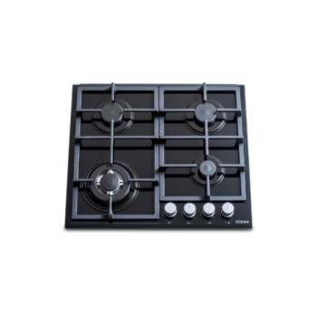 Ocean Built-in Gas Hob 4 Burners 60cm Black OGGHF 64 NI PRO SV