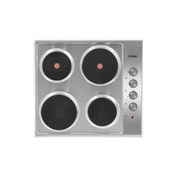 Ocean Built-in Electric Hob, 4 burners, 60 cm, Stainless, OEHF 64 I