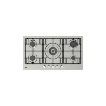 Beko Built-in Gas Hob 90cm 5 Burners Stainless HIMW 95226 SXEL