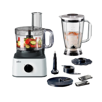Braun Food Processor 8*1 2.1L 750W White FP0132WH