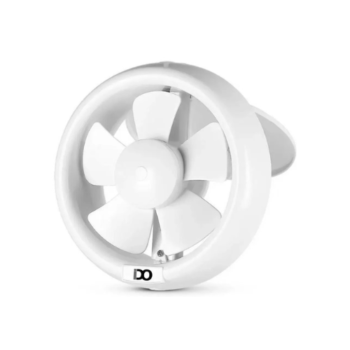 IDO Glass Ventilator 20cm Round White GVF20-WH