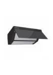 Ecomatic Black Crystal Decorative Flat Hood, 60 cm, Suction Power: 500 m3/h H6205GLB