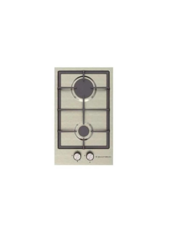 Ecomatic built-in gas hob, 2 burners, 30 cm, stainless steel, S313C