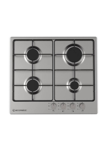 Ecomatic built-in gas hob, 4 burners, 60 cm, stainless, S603B
