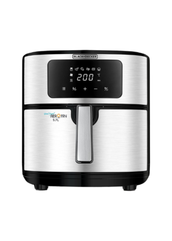 Black & Decker Digital Air Fryer 7.2L 1500W Stainless Steel AF7257