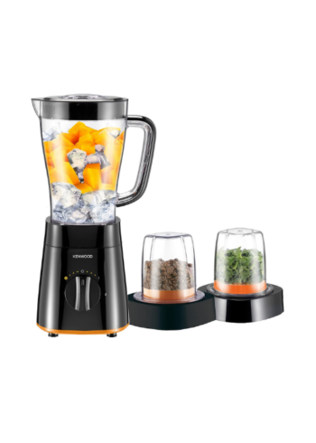 Kenwood Blender with 2 Mills 2 Liters 500 Watts Black BLP15.360BK