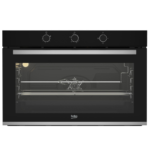 Beko Built-in Gas Oven 96L 90cm with Grill Black BBWHT12104BS