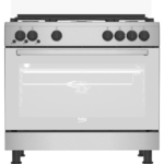 Beko Gas Cooker 5 Burners 90cm Stainless Steel GGR 15115 DX NS